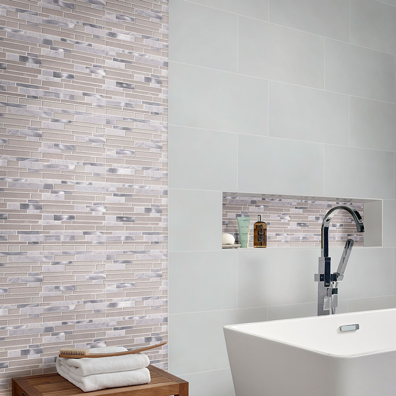 Adella White 12x24 - Tiles Direct Store