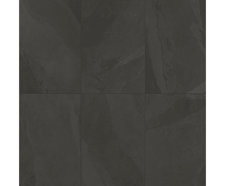 ラビット222 800×1000BLACK5枚 Brazilian Slate Rail Black Rectified Matte 12x24 - Tiles Direct Store