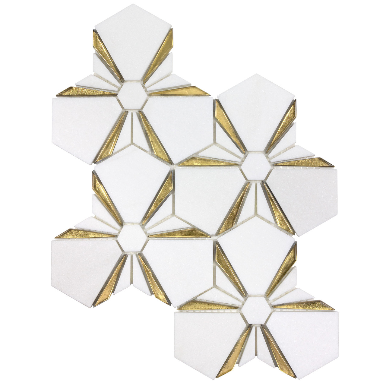 【たんぽこ】ikkaku mosaic. Mt.Brass 3 Japanese Yohen - Golden Temple – Marokk Tiles