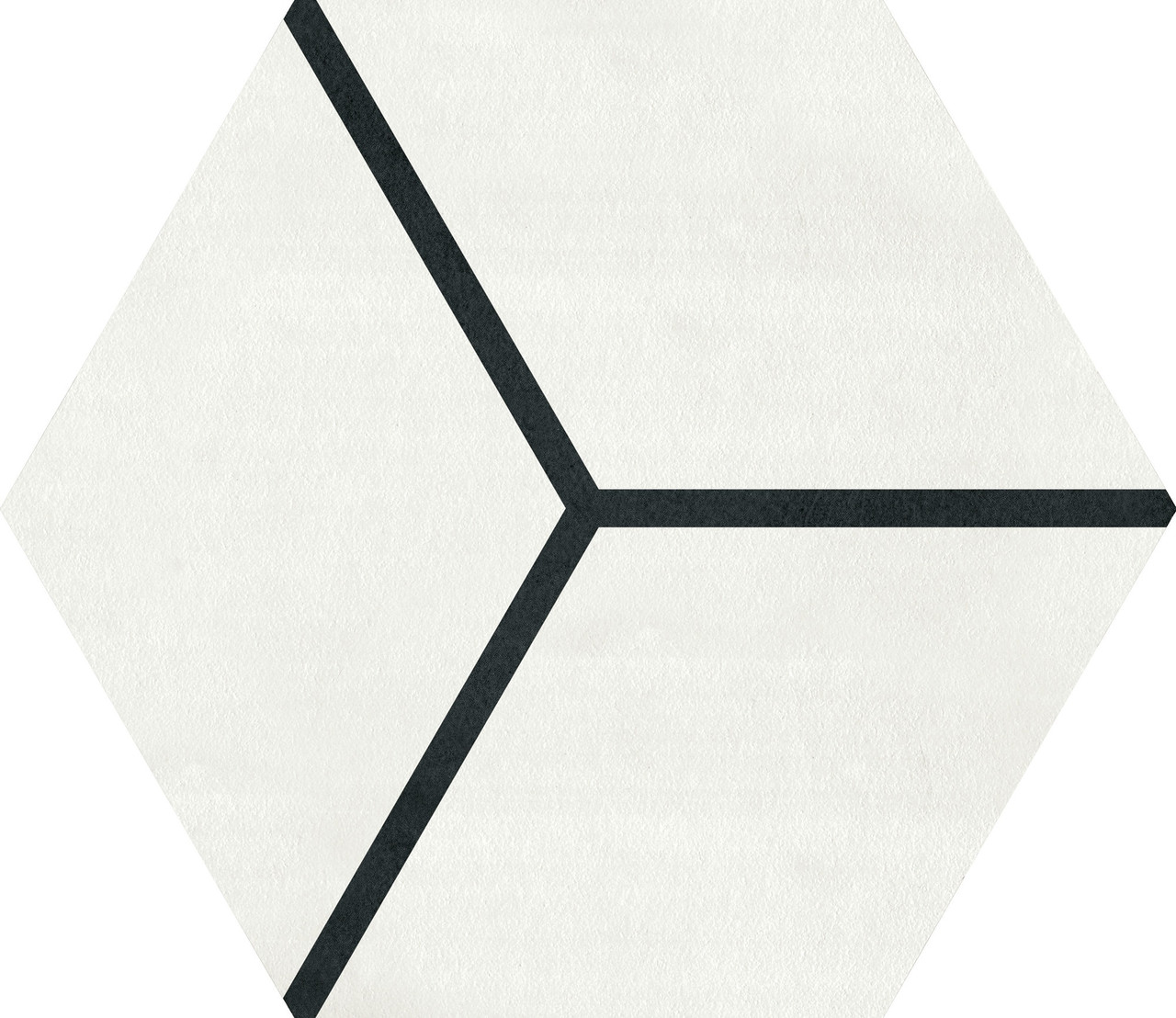 Bee Hive Medley Cube Positive Porcelain Hex 8.5x10 - Tiles Direct