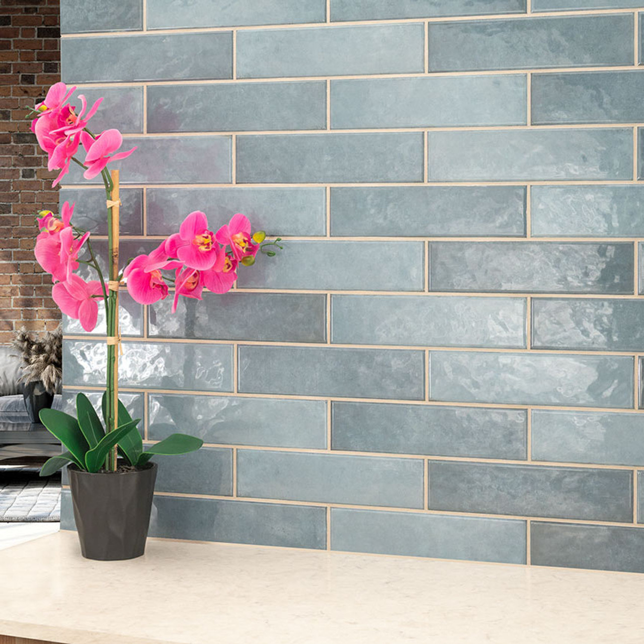 Renzo Denim Glossy 3x12 - Tiles Direct Store