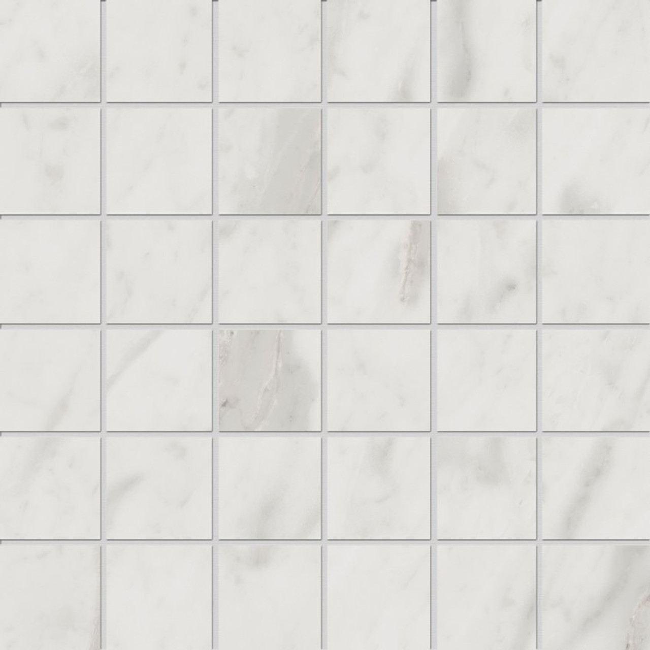 Velvet White Matte Porcelain Mosaic 2x2 - Tiles Direct Store