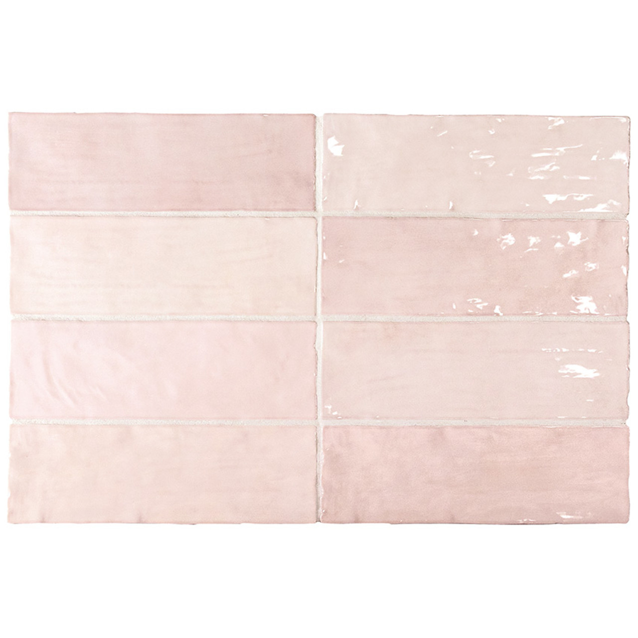 La Riviera Rose Glossy Ceramic 2.5x8 - Tiles Direct Store
