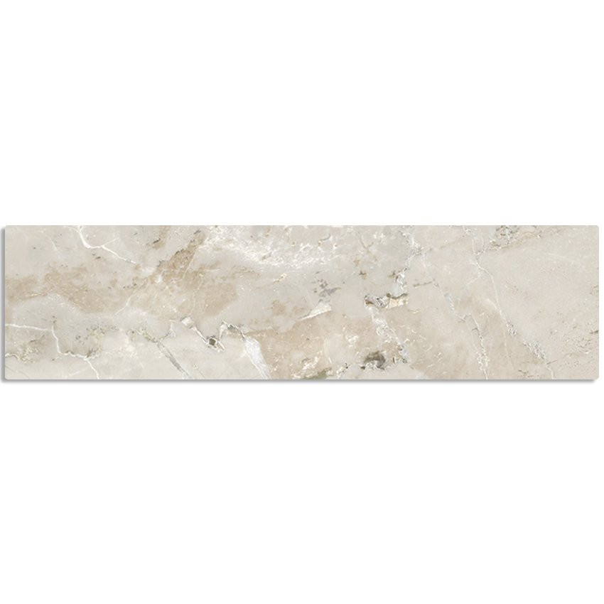 Marbles Oniciata Ivory Polished Porcelain 8x24 - Tiles Direct Store