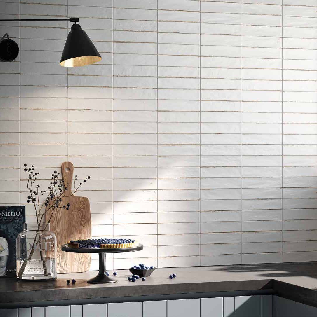 Soho White Glazed Porcelain Brick 2x10 - Tiles Direct Store