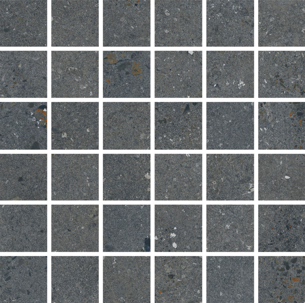 Lab Coal Matte Natural 2X2 Mosaic (10 PCS) - Tiles Direct Store