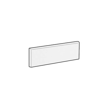Color Collection White Ice Ceramic Gloss Bullnose 3x6 (U081S4369)