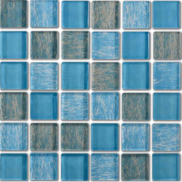 Southern Isles Mix 6 Glass 1x1 Mosaic 12x12 (SIS-1106)