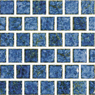 Ocean Breeze Seascape Porcelain Mosaic 1x1 on 12x12 Sheet (OB-151)