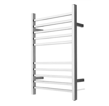 Radiant Collection - Plug-In Square Polished - Heated Towel Rack 24" x 32"