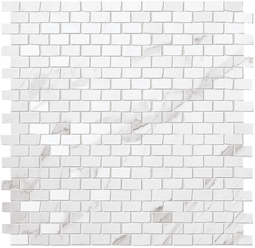 Roma Statuario Brick Mosaic 1/2x7/8 (ROSTMOSBRICK)