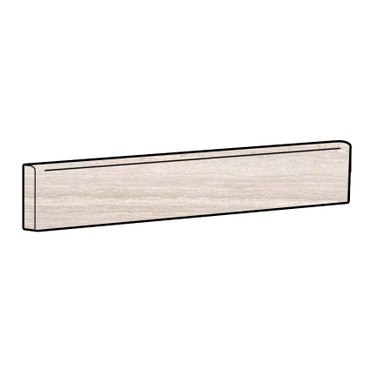 Essentials Charisma White 3x18 Bullnose (NCHAWHI3X18BN-R)