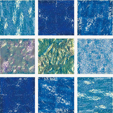 Aurora Borealis Mystic 2x2 Glass Mosaic 12x12 (AB-2212)