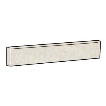 Metropolis Avorio Porcelain Bullnose 3x24 (NMETAVO3X24BN)