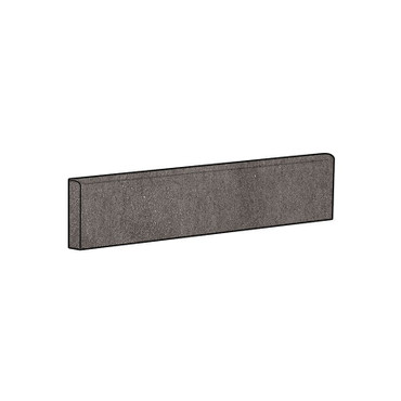 Basaltine Dark Grey Matte Bullnose 3x12