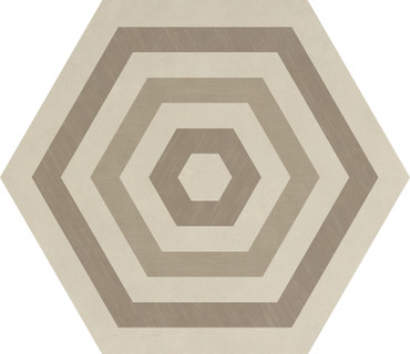 Bee Hive Warm Blend Target Porcelain Hexagon 24x20 (P0152420HXDCO1P)