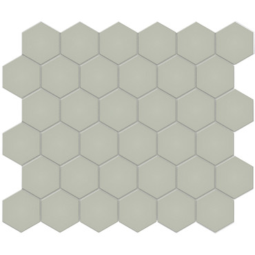 Soho Soft Sage Matte Glazed Porcelain Hexagon Mosaic 2" (ATO4501-0461-0)