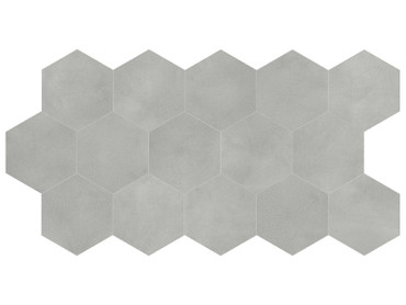 Tapestri Wool Matte Pressed Glazed Porcelain Hexagon 8.5" (ATO4500-0984-0)