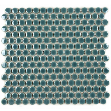 Penny Posh Denim Glossy Mosaic 11.5x12.38