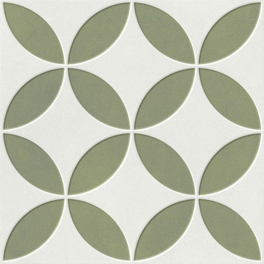 Glint Mayari Green Deco Petal 8.75 x 8.75