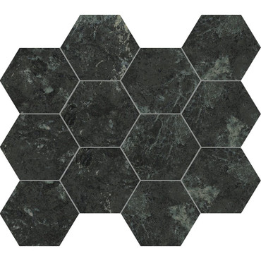 Marmorea Verde Matte 12X13 Hexagon Mosaic Sheet