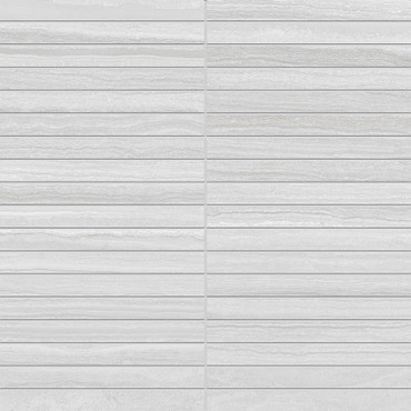 Silky Grey Matte Crisp 1X6 Mosaic (46NH03)