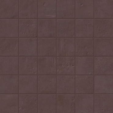 Earthen Marron Mosaic 12X12