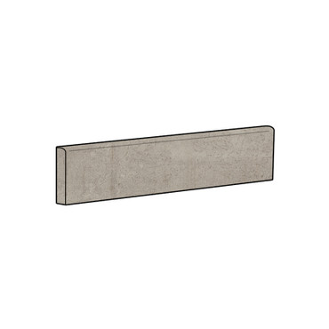 Manhattan Grey 4" x 24" Bullnose Unpolished