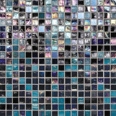 City Lights - Las Vegas Mesh Mounted Mosaic 1/2" x 1/2" On 11-1/2" x 11-1/2" Sheet