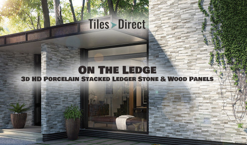 NEW 3D–HD Porcelain Ledger Panels & Our 15% Flash SALE Tile Discount On Selected Brands!