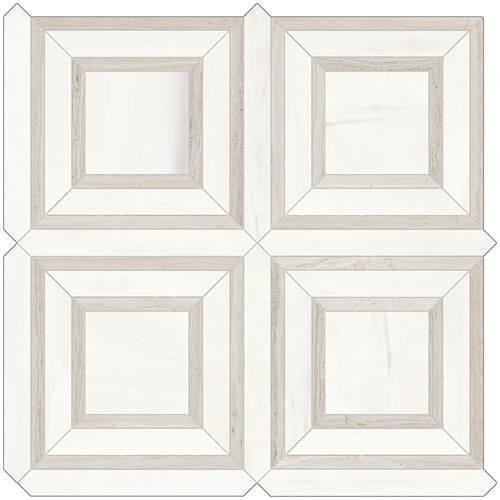 Mayfair Suave Bianco 1.25x1.25 HD Hexagon Polished Porcelain Mosaics -  Tiles Direct Store