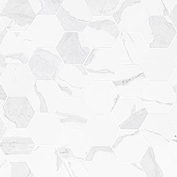 Eden Statuary Matte Hexagon Mosaic 3x3 - Tiles Direct Store