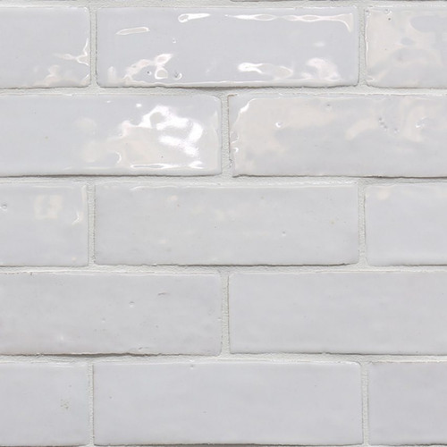 Zin Atlas Snow Glossy Ceramic Nouveau 4x4 - Tiles Direct Store