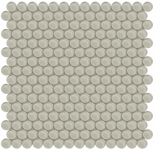 Element Earth Penny Round Glass Mosaics (35-101)