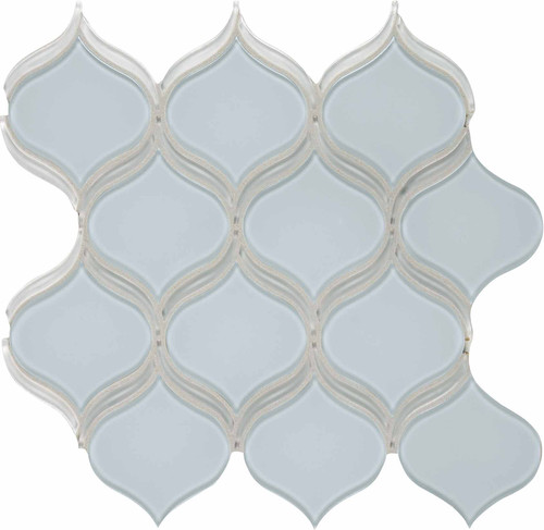 Element Skylight Arabesque Glass Mosaic 12.17 x 11.46 Sheet (35-141)