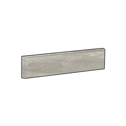 Breccia Silver Matte Bullnose 3x12 (12 pcs)