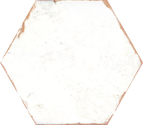 Bohemia Lino White Porcelain Hexagon 8x10 (BOLWHEX810)