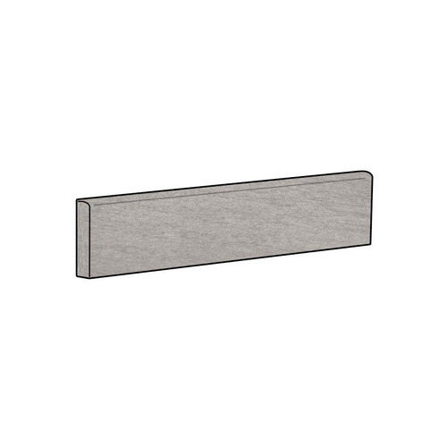 Basaltine Light Grey Matte Bullnose 3x12 (12 pcs)