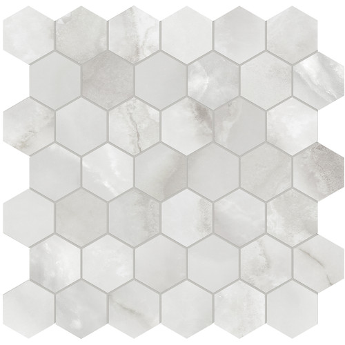 La Marca Onyx Nuvolato Honed 2" Hexagon Mosaic (4501-0354-0)