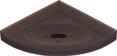 Metro Lugged Dark Oil-Rubbed Bronze Matte Corner Soap Dish 5" (SBA112070)