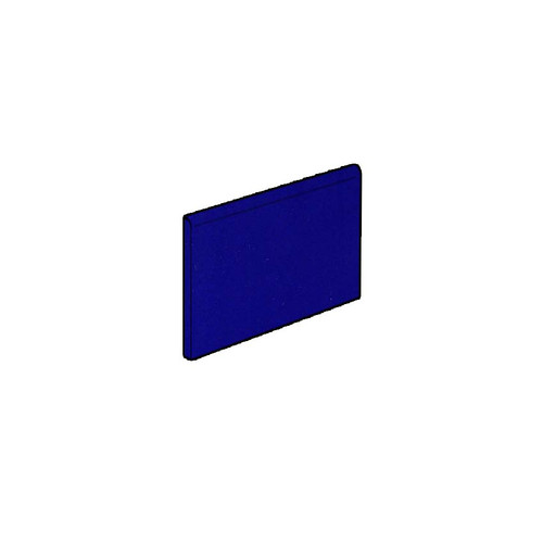 Solid Cobalt Porcelain Bullnose 6x6