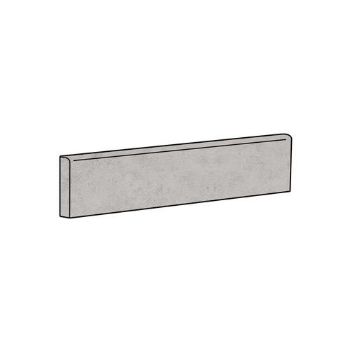 Plaster 2.0 Silver Grey Matte Porcelain 3x12 Bullnose (1102962)