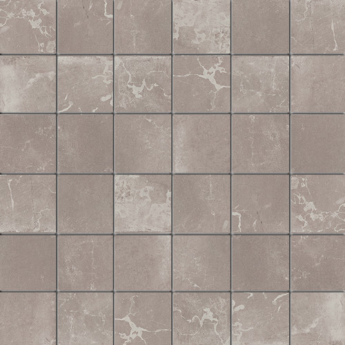 Rustic Stone Taupe Matte Porcelain Dot Mosaic 2x2 (1102148)