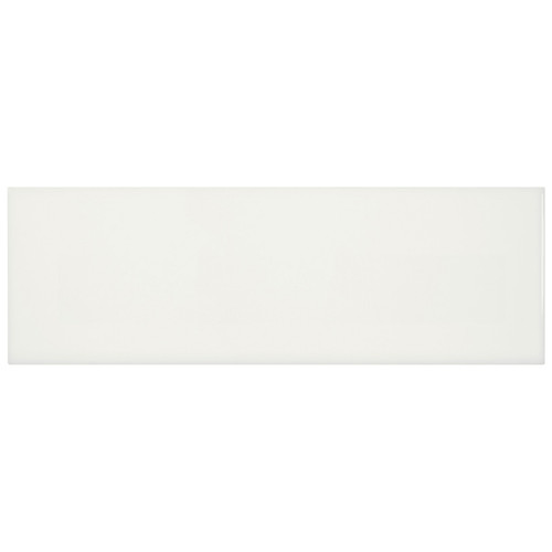 Soho Canvas White Glossy Ceramic 4x12 (ATO4000-0172-0)