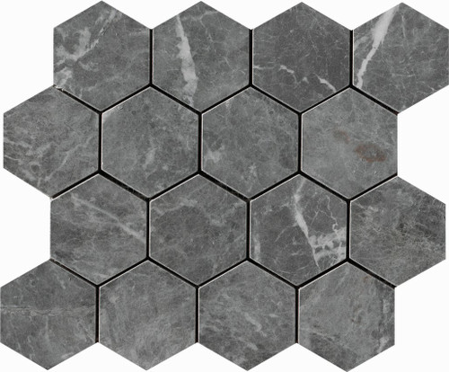 Marmi St. Laurent Matte Hexagon Mosaic 10x11.8