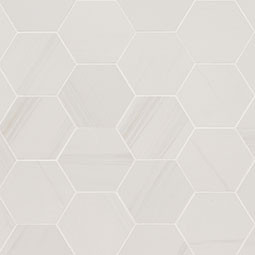 Eden Dolomite Matte Hexagon Mosaic 3x3 - Tiles Direct Store