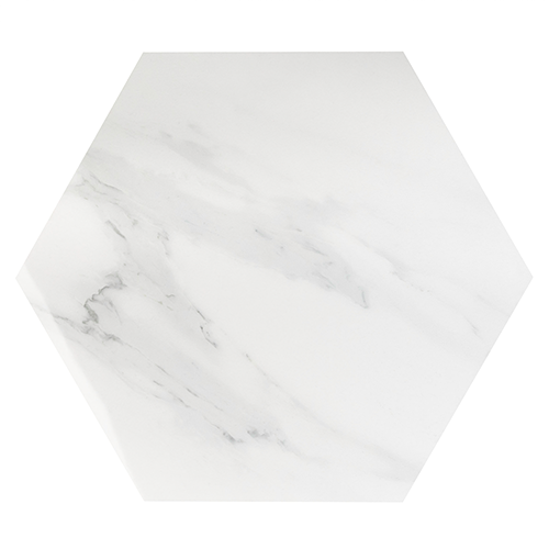 Marble Ridge Cararra Essence Polished 11" Hexagon