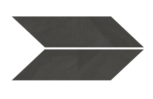 Brazilian Slate Oxford White Matte Chevron 4.72x21