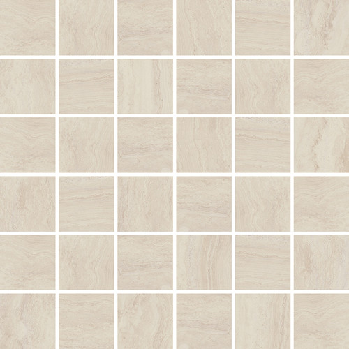 Pointe Travertine Alabaster 2"x 2" Mosaic Matte