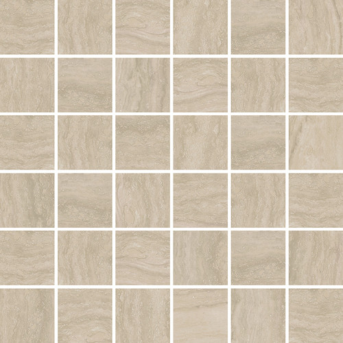 Pointe Travertine Beige 2"x 2" Mosaic Matte